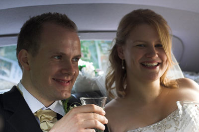 The happy couple